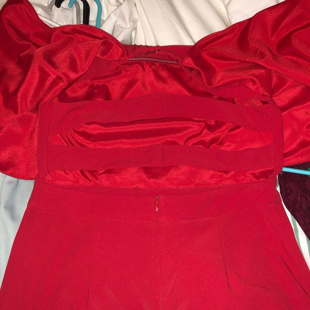 Red Jumpsuit - Picture 3 of 3